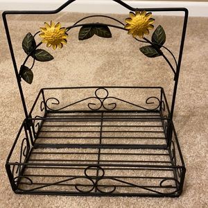 Metal Sunflower Decor